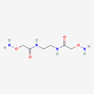 N,N'-(Ethane-1,2-diyl)bis[2-(aminooxy)acetamide]