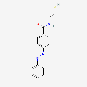 4-[(E)-Phenyldiazenyl]-N-(2-sulfanylethyl)benzamide