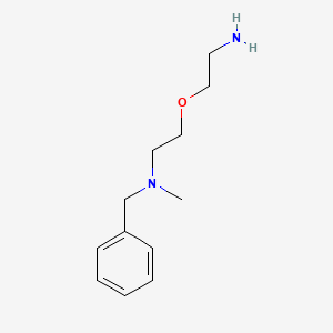 molecular formula C12H20N2O B12556216 2-[2-[Benzyl(methyl)amino]ethoxy]ethanamine 