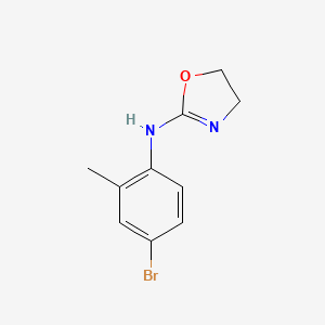 molecular formula C10H11BrN2O B12556228 N-(4-Bromo-2-methylphenyl)-4,5-dihydro-1,3-oxazol-2-amine CAS No. 184688-45-7