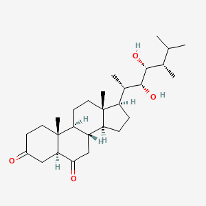 molecular formula C28H46O4 B1255623 3-Dehydroteasterone 