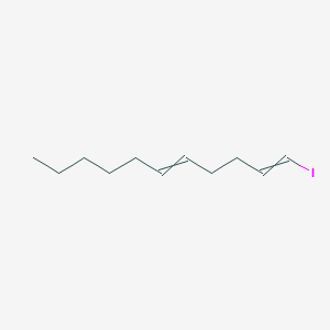 molecular formula C11H19I B12556245 1-Iodoundeca-1,5-diene CAS No. 148138-17-4