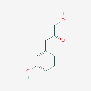 molecular formula C9H10O3 B12556256 1-Hydroxy-3-(3-hydroxyphenyl)propan-2-one CAS No. 183298-66-0