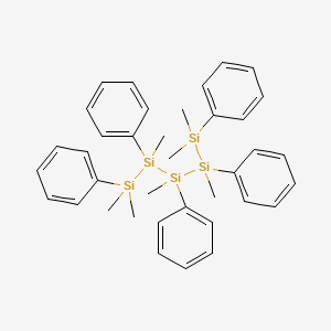 1,1,2,3,4,5,5-Heptamethyl-1,2,3,4,5-pentaphenylpentasilane