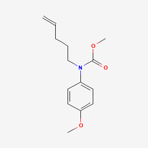 Methyl (4-methoxyphenyl)pent-4-en-1-ylcarbamate