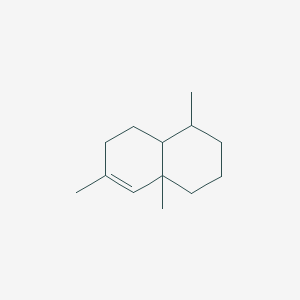 molecular formula C13H22 B12556358 4,7,8a-Trimethyl-1,2,3,4,4a,5,6,8a-octahydronaphthalene CAS No. 173104-57-9