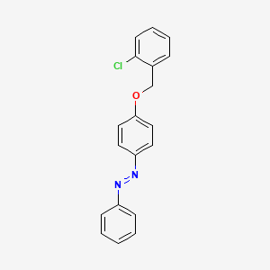 (E)-1-{4-[(2-Chlorophenyl)methoxy]phenyl}-2-phenyldiazene