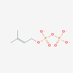 molecular formula C5H9O7P2-3 B1255637 delta-Prenyl diphosphate 