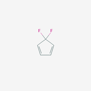 molecular formula C5H4F2 B12556385 1,3-Cyclopentadiene, 5,5-difluoro- CAS No. 145123-25-7