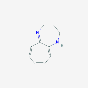 molecular formula C10H12N2 B12556387 1,2,3,4-Tetrahydrocyclohepta[b][1,4]diazepine CAS No. 143285-70-5