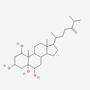 10,13-Dimethyl-17-(6-methyl-5-methylideneheptan-2-yl)-1,2,3,4,6,7,8,9,11,12,14,15,16,17-tetradecahydrocyclopenta[a]phenanthrene-1,3,5,6-tetrol