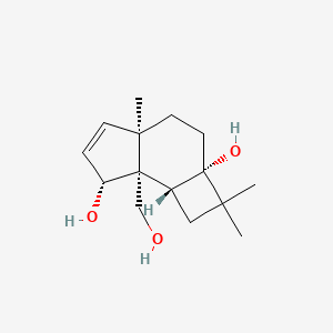 (2aS,4aR,7R,7aR,7bR)-7a-(hydroxymethyl)-2,2,4a-trimethyl-3,4,7,7b-tetrahydro-1H-cyclobuta[g]indene-2a,7-diol