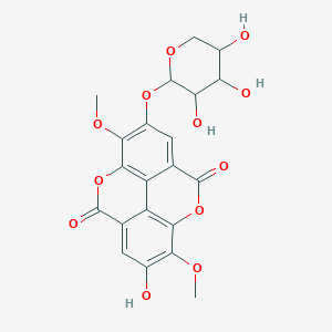 molecular formula C21H18O12 B1255665 3-O-Methylducheside A CAS No. 62218-23-9