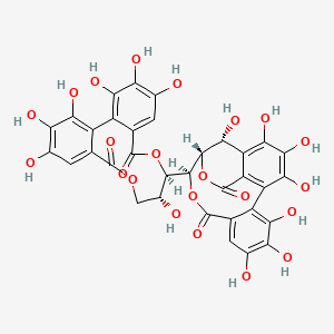 molecular formula C34H24O22 B1255675 Casuariin 