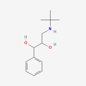 3-(tert-Butylamino)-1-phenylpropane-1,2-diol