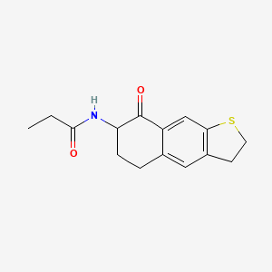 N-(8-Oxo-2,3,5,6,7,8-hexahydronaphtho[2,3-b]thiophen-7-yl)propanamide