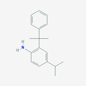 2-(2-Phenylpropan-2-yl)-4-(propan-2-yl)aniline