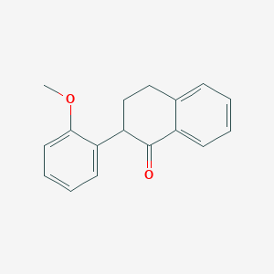 1(2H)-Naphthalenone, 3,4-dihydro-2-(2-methoxyphenyl)-