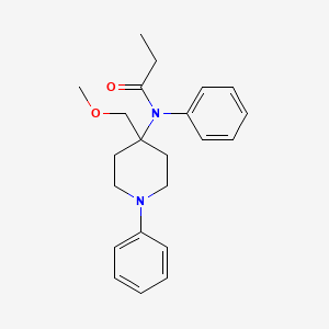 N-[4-(Methoxymethyl)-1-phenylpiperidin-4-yl]-N-phenylpropanamide