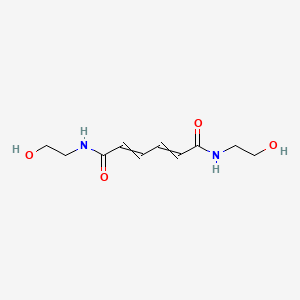 N~1~,N~6~-Bis(2-hydroxyethyl)hexa-2,4-dienediamide