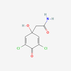 molecular formula C8H7Cl2NO3 B1255705 Dichloroverongiaquinol 