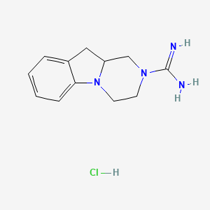 molecular formula C12H17ClN4 B1255713 Pyroxamidine hydrochloride 