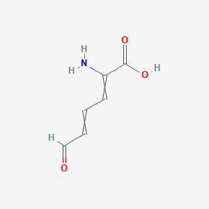 2-Amino-6-oxohexa-2,4-dienoic acid