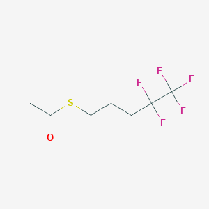 Thioacetic acid S-(4,4,5,5,5-pentafluoro-pentyl)ester