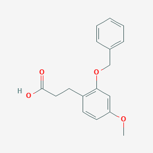 3-[2-(Benzyloxy)-4-methoxyphenyl]propanoic acid