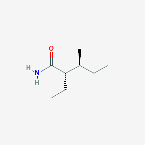 Pentanamide, 2-ethyl-3-methyl-, (2S,3S)-