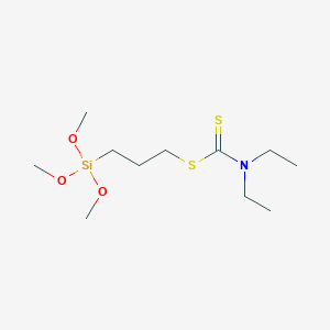 3-(Trimethoxysilyl)propyl diethylcarbamodithioate