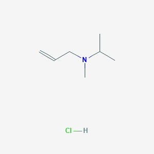 N-Methyl-N-(propan-2-yl)prop-2-en-1-amine--hydrogen chloride (1/1)