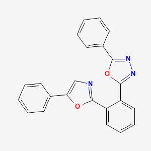 2-Phenyl-5-[2-(5-phenyl-1,3-oxazol-2-yl)phenyl]-1,3,4-oxadiazole