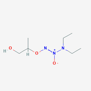 2-[(3,3-Diethyl-2-oxo-2lambda~5~-triaz-1-en-1-yl)oxy]propan-1-ol