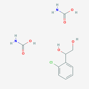 Carbamic acid--1-(2-chlorophenyl)ethane-1,2-diol (2/1)