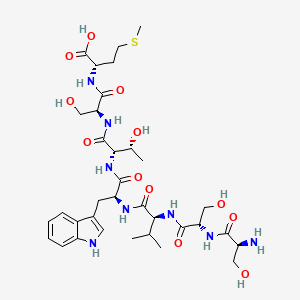 L-Seryl-L-seryl-L-valyl-L-tryptophyl-L-threonyl-L-seryl-L-methionine