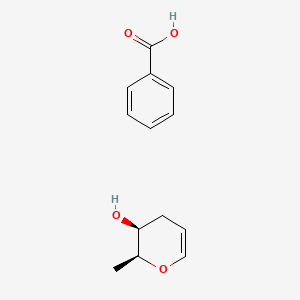 benzoic acid;(2S,3S)-2-methyl-3,4-dihydro-2H-pyran-3-ol