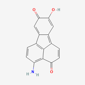 3-Amino-4-hydroxyfluoranthene-8,9-dione