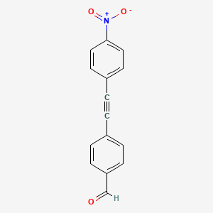 4-[(4-Nitrophenyl)ethynyl]benzaldehyde