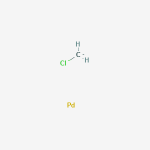 Chloromethane;palladium