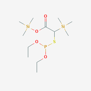 Trimethylsilyl [(diethoxyphosphanyl)sulfanyl](trimethylsilyl)acetate