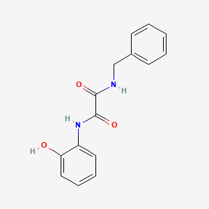 molecular formula C15H14N2O3 B12557357 N~1~-Benzyl-N~2~-(2-hydroxyphenyl)ethanediamide CAS No. 142071-84-9