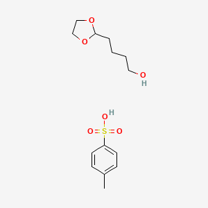 4-(1,3-Dioxolan-2-yl)butan-1-ol;4-methylbenzenesulfonic acid