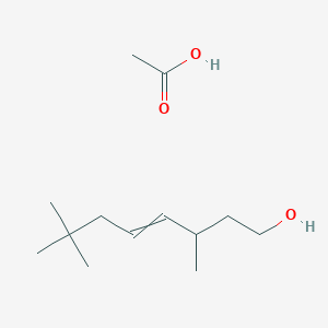 Acetic acid--3,7,7-trimethyloct-4-en-1-ol (1/1)