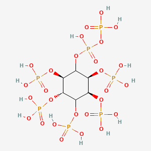 molecular formula C6H19O27P7 B1255744 4-diphospho-1D-myo-inositol pentakisphosphate 