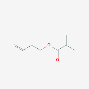 molecular formula C8H14O2 B12557446 but-3-enyl 2-methylpropanoate CAS No. 144634-58-2