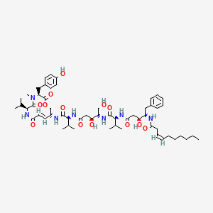 molecular formula C56H83N7O13 B1255749 Thalassospiramide B 