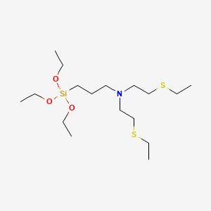 N,N-Bis[2-(ethylsulfanyl)ethyl]-3-(triethoxysilyl)propan-1-amine