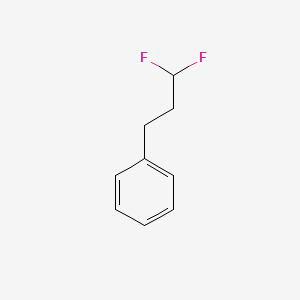 molecular formula C9H10F2 B12557516 Benzene, (3,3-difluoropropyl)- CAS No. 146377-62-0