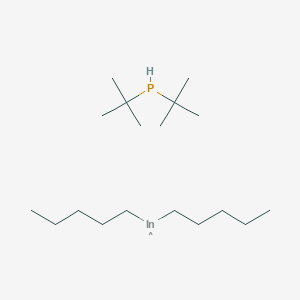 molecular formula C18H41InP B12557537 Di-tert-butylphosphane--dipentylindiganyl (1/1) CAS No. 189151-41-5